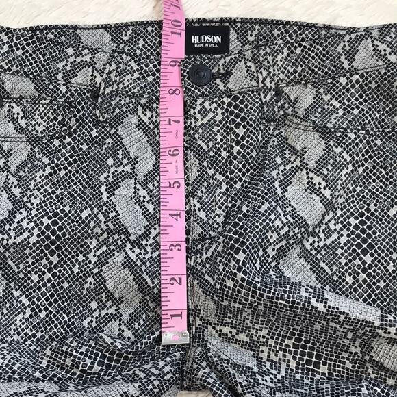 Hudson Jeans Nico Mid Rise Super Skinny size 27 / 4 Animal Snakeskin Y2K - Picture 9 of 10